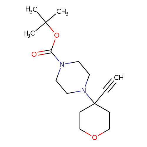 tert-butyl4-(4-ethynyloxan-4-yl)piperazine-1-carboxylate