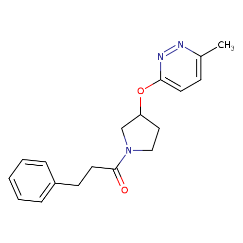 1-{3-[(6-methylpyridazin-3-yl)oxy]pyrrolidin-1-yl}-3-phenylpropan-1-one