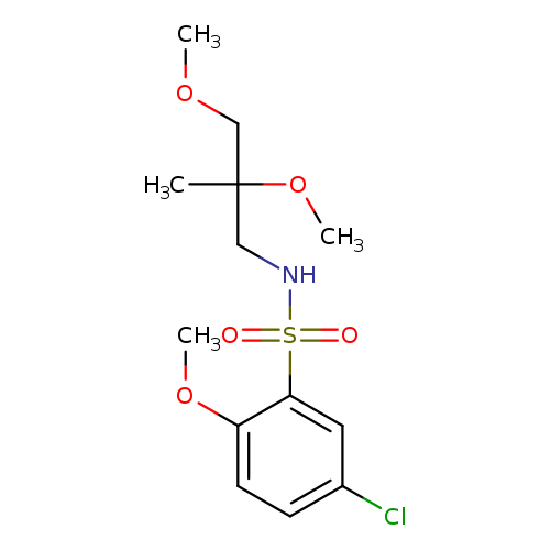 5-chloro-N-(2,3-dimethoxy-2-methylpropyl)-2-methoxybenzene-1-sulfonamide