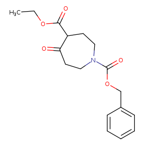 1-benzyl 4-ethyl 5-oxoazepane-1,4-dicarboxylate