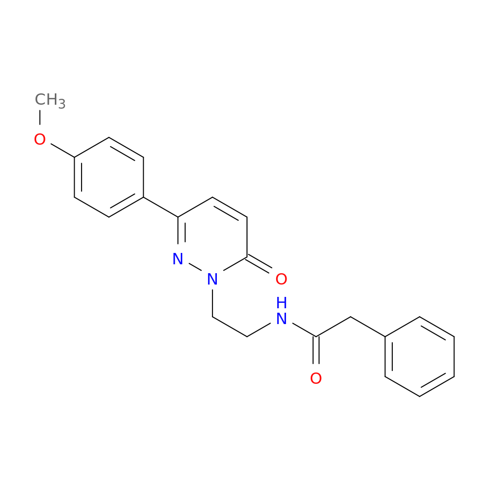 N-{2-[3-(4-methoxyphenyl)-6-oxo-1,6-dihydropyridazin-1-yl]ethyl}-2-phenylacetamide