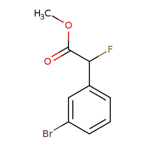methyl2-(3-bromophenyl)-2-fluoroacetate