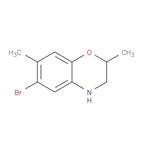 6-bromo-2,7-dimethyl-3,4-dihydro-2H-1,4-benzoxazine