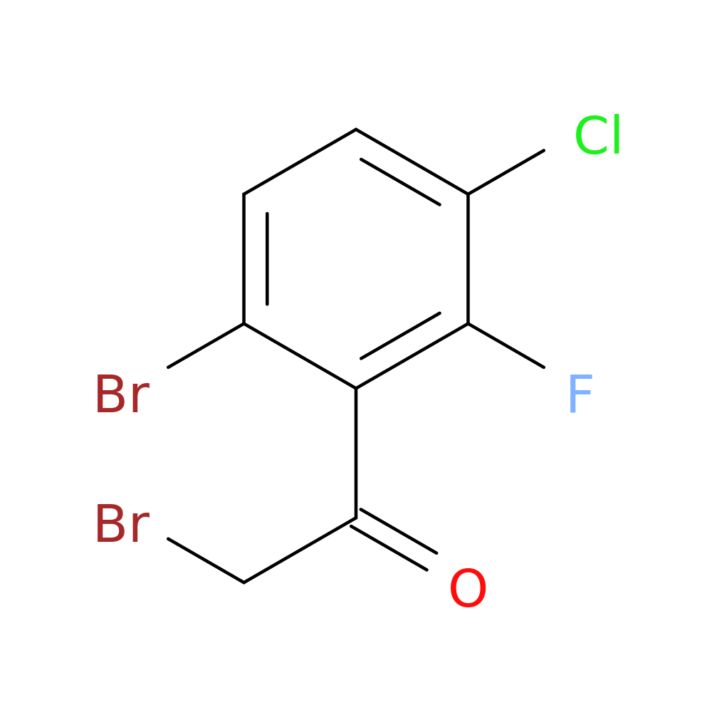 6-Bromo-3-chloro-2-fluorophenacyl bromide