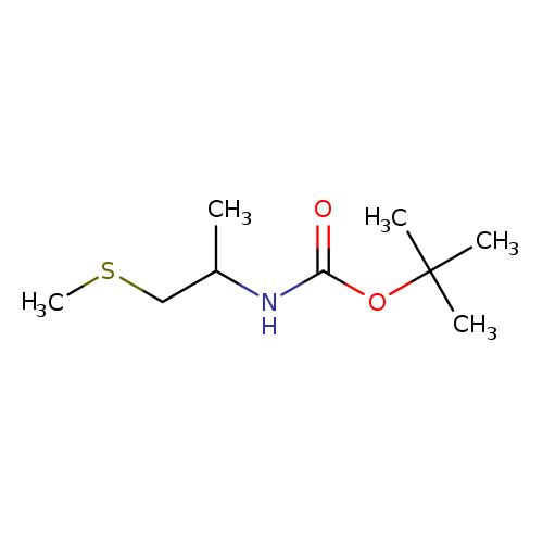 tert-butyl N-[1-(methylsulfanyl)propan-2-yl]carbamate