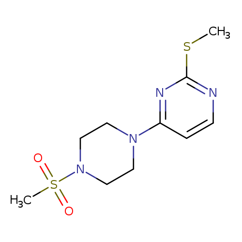 4-(4-methanesulfonylpiperazin-1-yl)-2-(methylsulfanyl)pyrimidine
