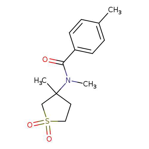 N,4-dimethyl-N-(3-methyl-1,1-dioxo-1lambda6-thiolan-3-yl)benzamide