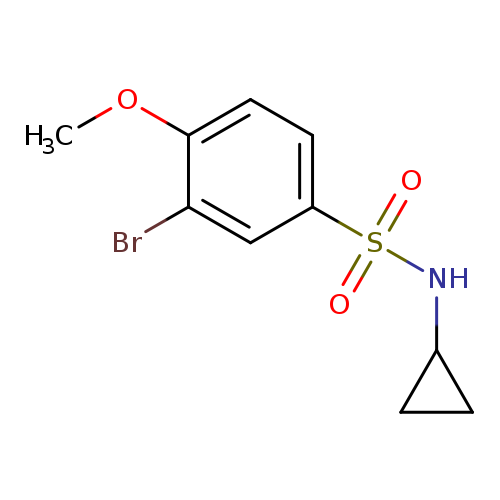 3-bromo-N-cyclopropyl-4-methoxybenzenesulfonamide