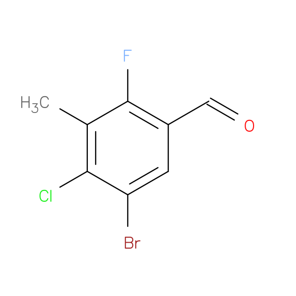 5-Bromo-4-chloro-2-fluoro-3-methylbenzaldehyde