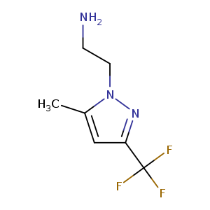 2-[5-Methyl-3-(trifluoromethyl)-1H-pyrazol-1-yl]ethanamine