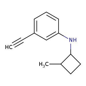 3-ethynyl-N-(2-methylcyclobutyl)aniline