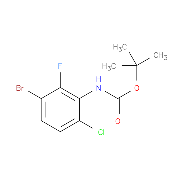 3-Bromo-6-chloro-2-fluoroaniline, n-boc protected
