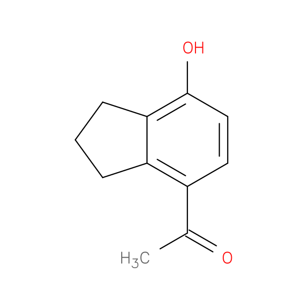 1-(7-Hydroxy-2,3-dihydro-1H-inden-4-yl)ethanone