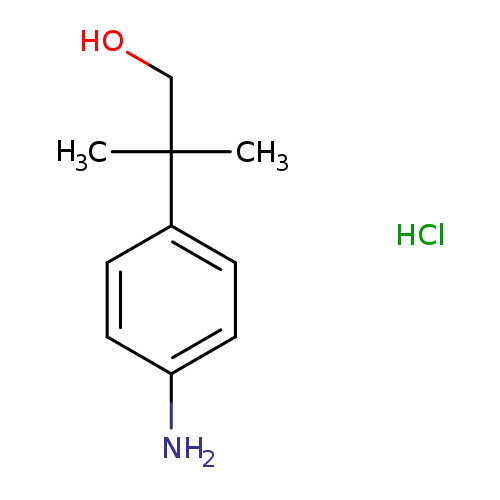 2-(4-aminophenyl)-2-methylpropan-1-olhydrochloride