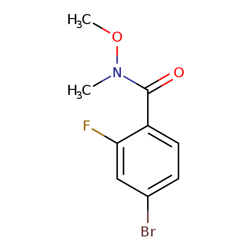 4-BROMO-2-FLUORO-N-METHOXY-N-METHYLBENZAMIDE