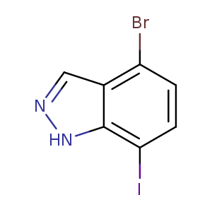 4-Bromo-7-iodo-1H-indazole