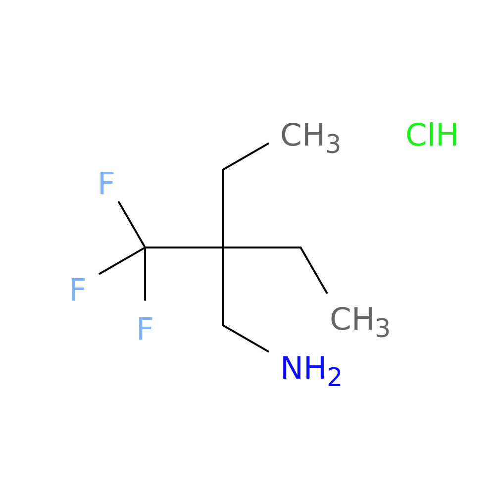 3-(Aminomethyl)-3-(trifluoromethyl)pentane hydrochloride