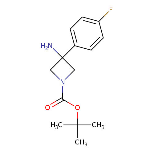 tert-butyl3-amino-3-(4-fluorophenyl)azetidine-1-carboxylate