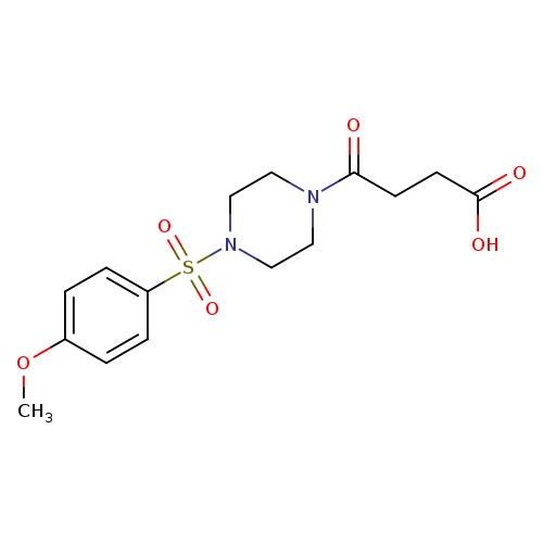 4-[4-(4-methoxybenzenesulfonyl)piperazin-1-yl]-4-oxobutanoic acid