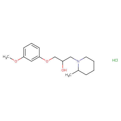 1-(3-METHOXYPHENOXY)-3-(2-METHYLPIPERIDIN-1-YL)PROPAN-2-OL HYDROCHLORIDE