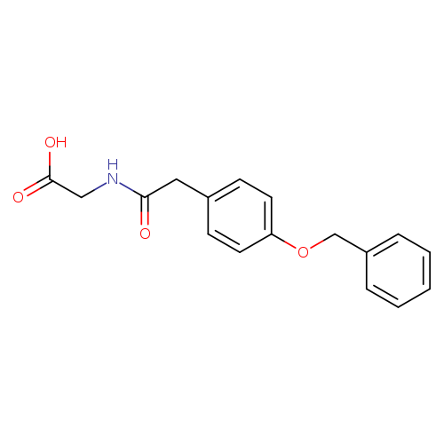 2-{2-[4-(benzyloxy)phenyl]acetamido}acetic acid