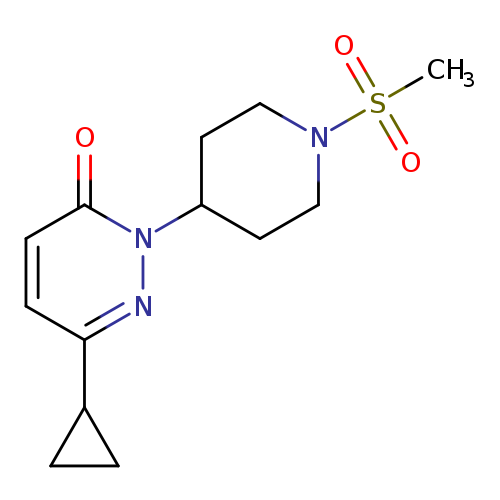 6-cyclopropyl-2-(1-methanesulfonylpiperidin-4-yl)-2,3-dihydropyridazin-3-one