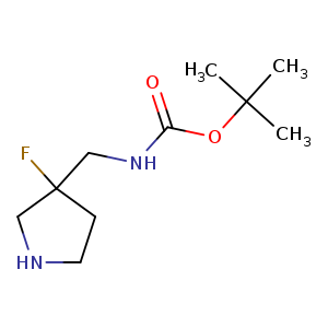 tert-Butyl ((3-fluoropyrrolidin-3-yl)methyl)carbamate