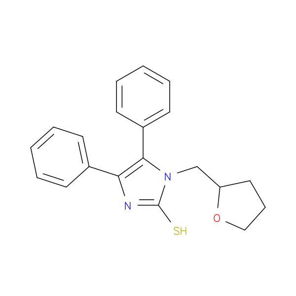 1-[(oxolan-2-yl)methyl]-4,5-diphenyl-1H-imidazole-2-thiol