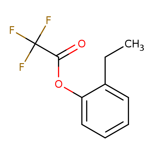 Acetic acid, 2,2,2-trifluoro-, 2-ethylphenyl ester