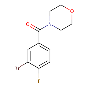 N-(3-Bromo-4-fluorobenzoyl)morpholine