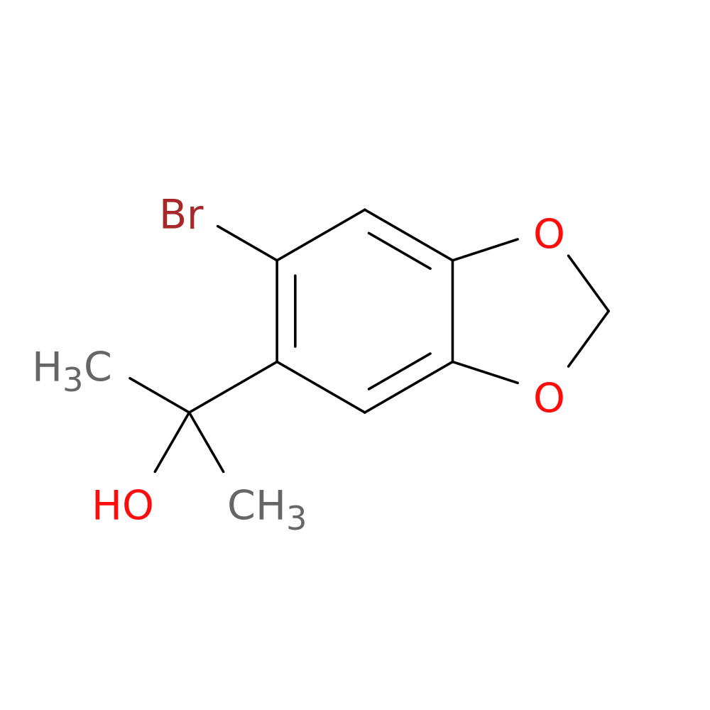 2-(6-bromo-1,3-dioxaindan-5-yl)propan-2-ol