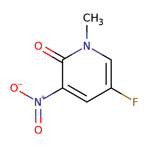 2(1H)-Pyridinone, 5-fluoro-1-methyl-3-nitro-