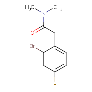2-(2-bromo-4-fluorophenyl)-N,N-dimethylacetamide