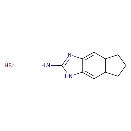 1H,5H,6H,7H-indeno[5,6-d]imidazol-2-aminehydrobromide