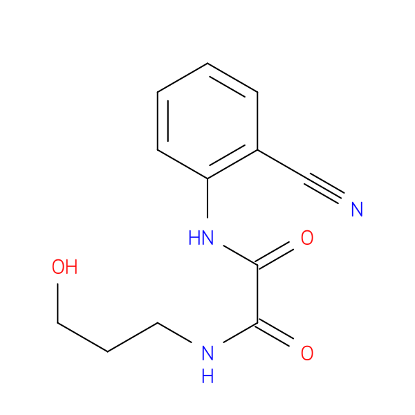 N'-(2-cyanophenyl)-N-(3-hydroxypropyl)ethanediamide