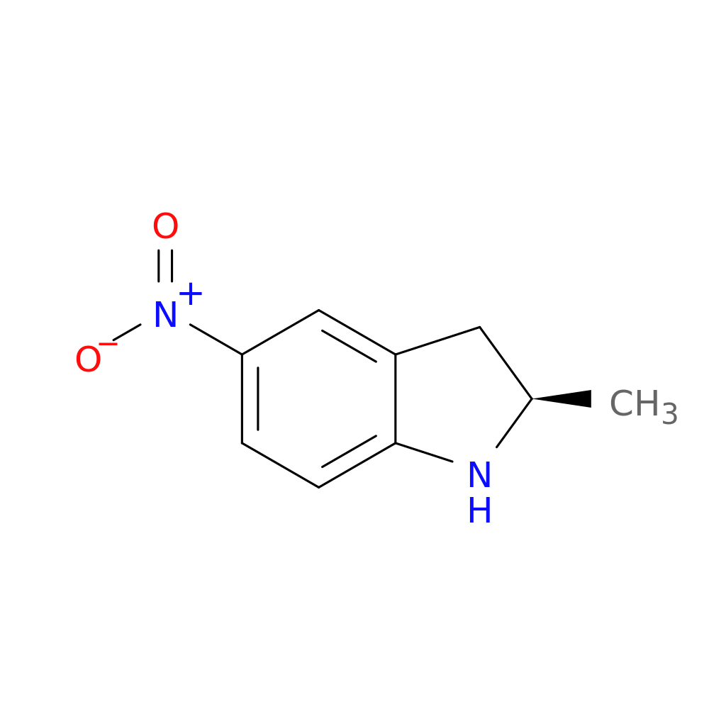 (2R)-2-methyl-5-nitro-2,3-dihydro-1H-indole