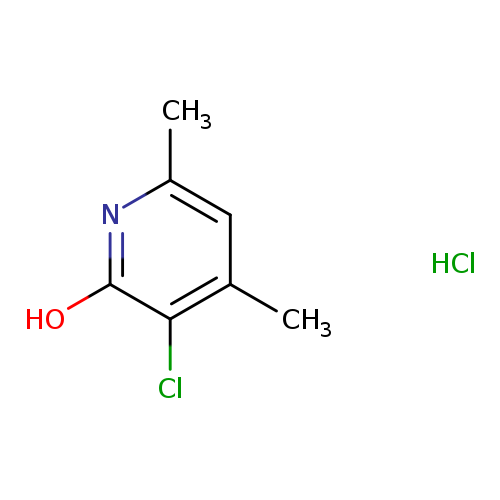 3-chloro-4,6-dimethylpyridin-2-olhydrochloride