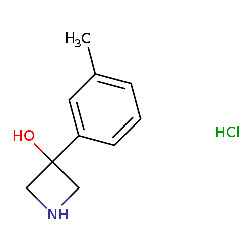 3-(3-methylphenyl)azetidin-3-olhydrochloride