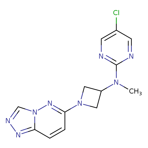 5-chloro-N-methyl-N-(1-{[1,2,4]triazolo[4,3-b]pyridazin-6-yl}azetidin-3-yl)pyrimidin-2-amine