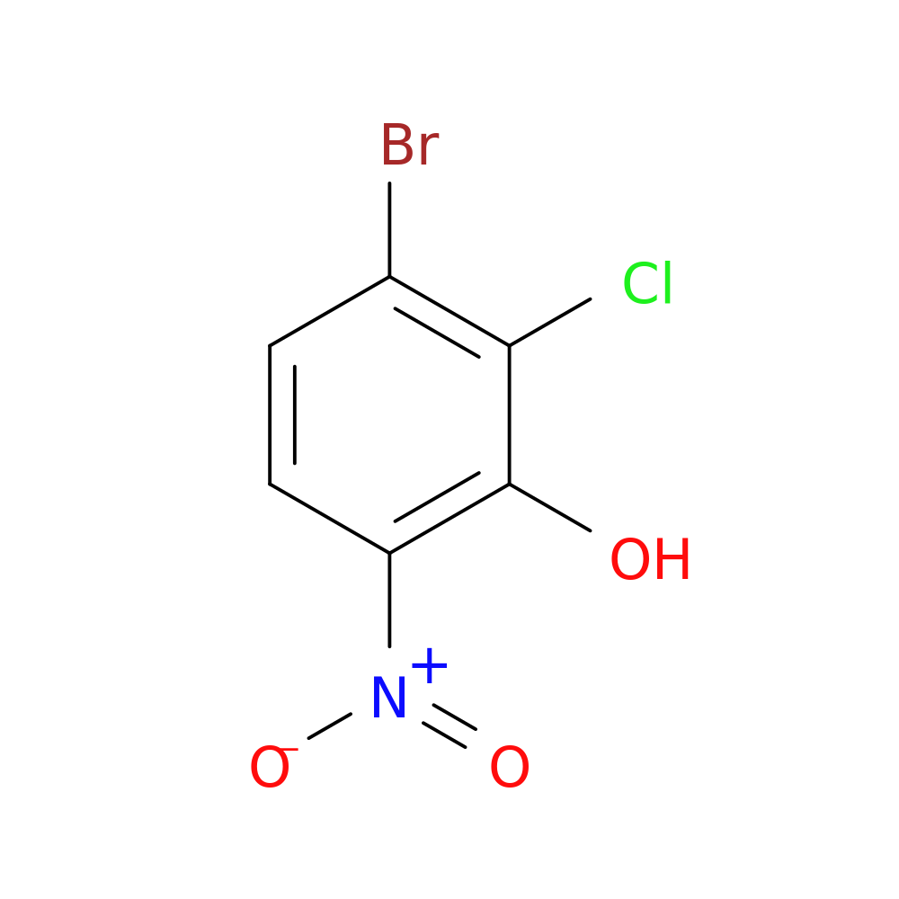 3-bromo-2-chloro-6-nitrophenol