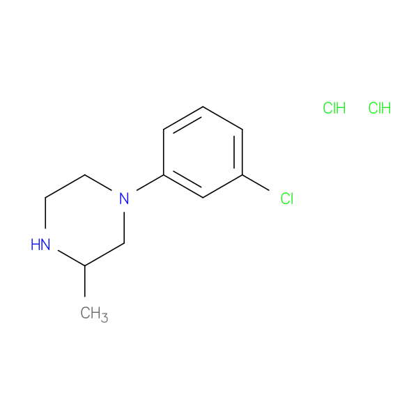 1-(3-chlorophenyl)-3-methylpiperazine dihydrochloride