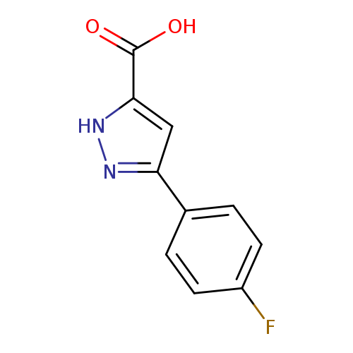 5-(4-Fluoro-phenyl)-2H-pyrazole-3-carboxylic acid