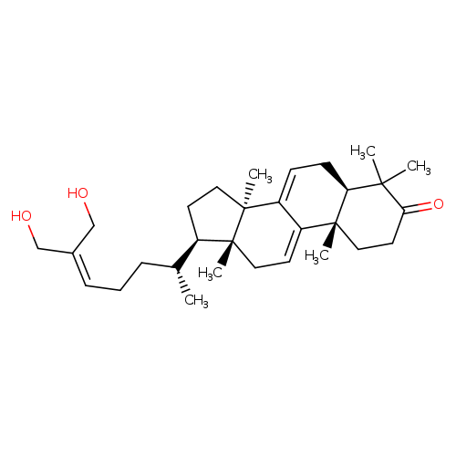 Lanosta-7,9(11),24-trien-3-one, 26,27-dihydroxy-