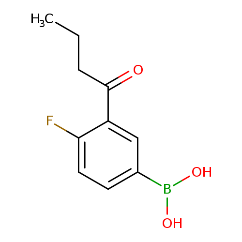 3-Butanoyl-4-fluorophenylboronic acid