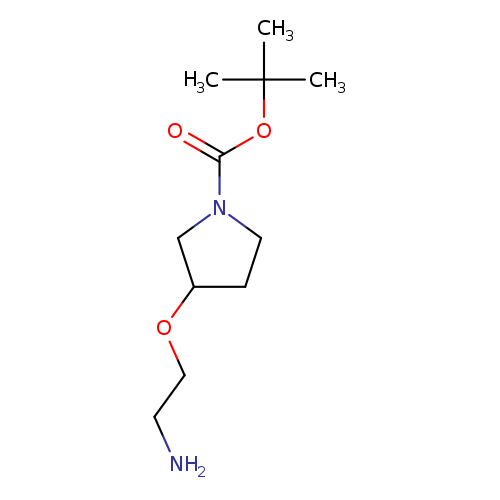 3-(2-Amino-ethoxy)-pyrrolidine-1-carboxylic acid tert-butyl ester