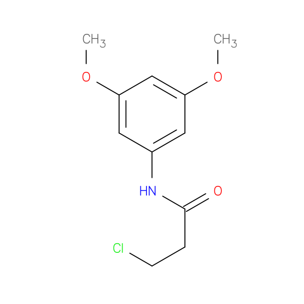 3-Chloro-n-(3,5-dimethoxyphenyl)propanamide