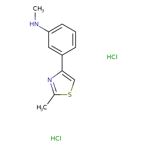 N-methyl-3-(2-methyl-1,3-thiazol-4-yl)aniline dihydrochloride