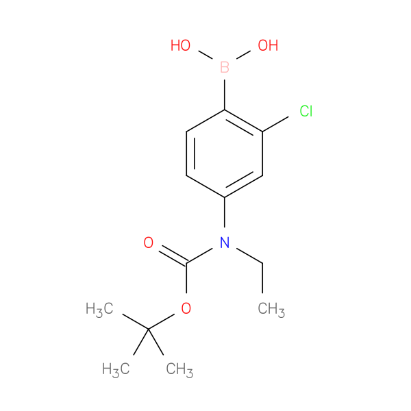 4-(N-BOC-N-ethylamino)-2-chlorophenylboronic acid