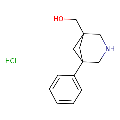 {5-phenyl-3-azabicyclo[3.1.1]heptan-1-yl}methanol hydrochloride