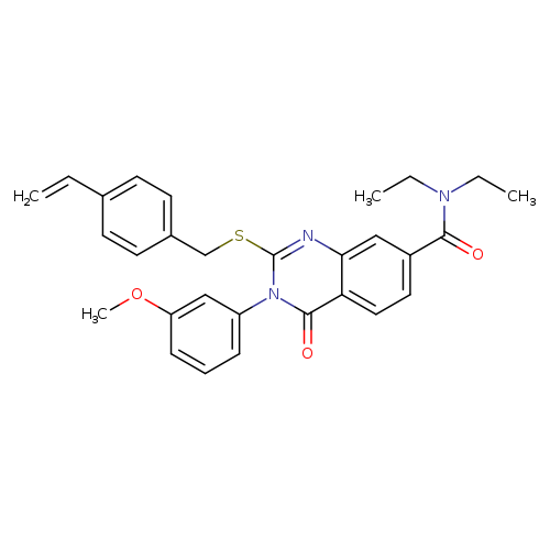 2-{[(4-ethenylphenyl)methyl]sulfanyl}-N,N-diethyl-3-(3-methoxyphenyl)-4-oxo-3,4-dihydroquinazoline-7-carboxamide